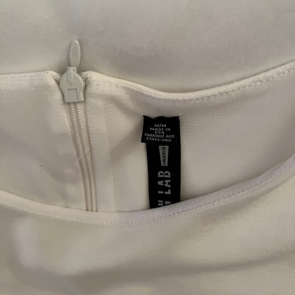 NWT - design lab by Lord & Taylor off white mini dress - Picture 2 of 13